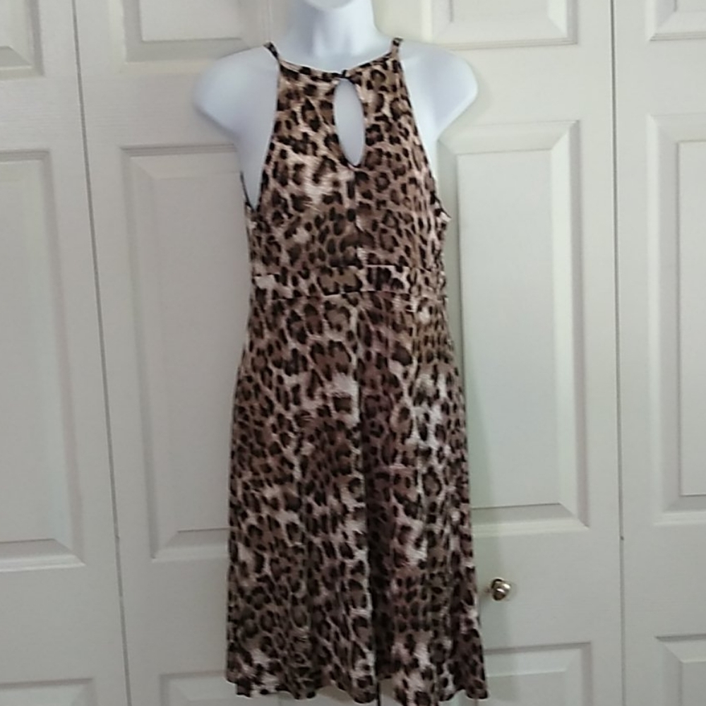 INC sweet leopard print dress Size Medium
